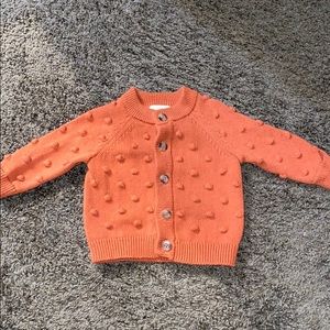 Burnt orange sweater 0-3m